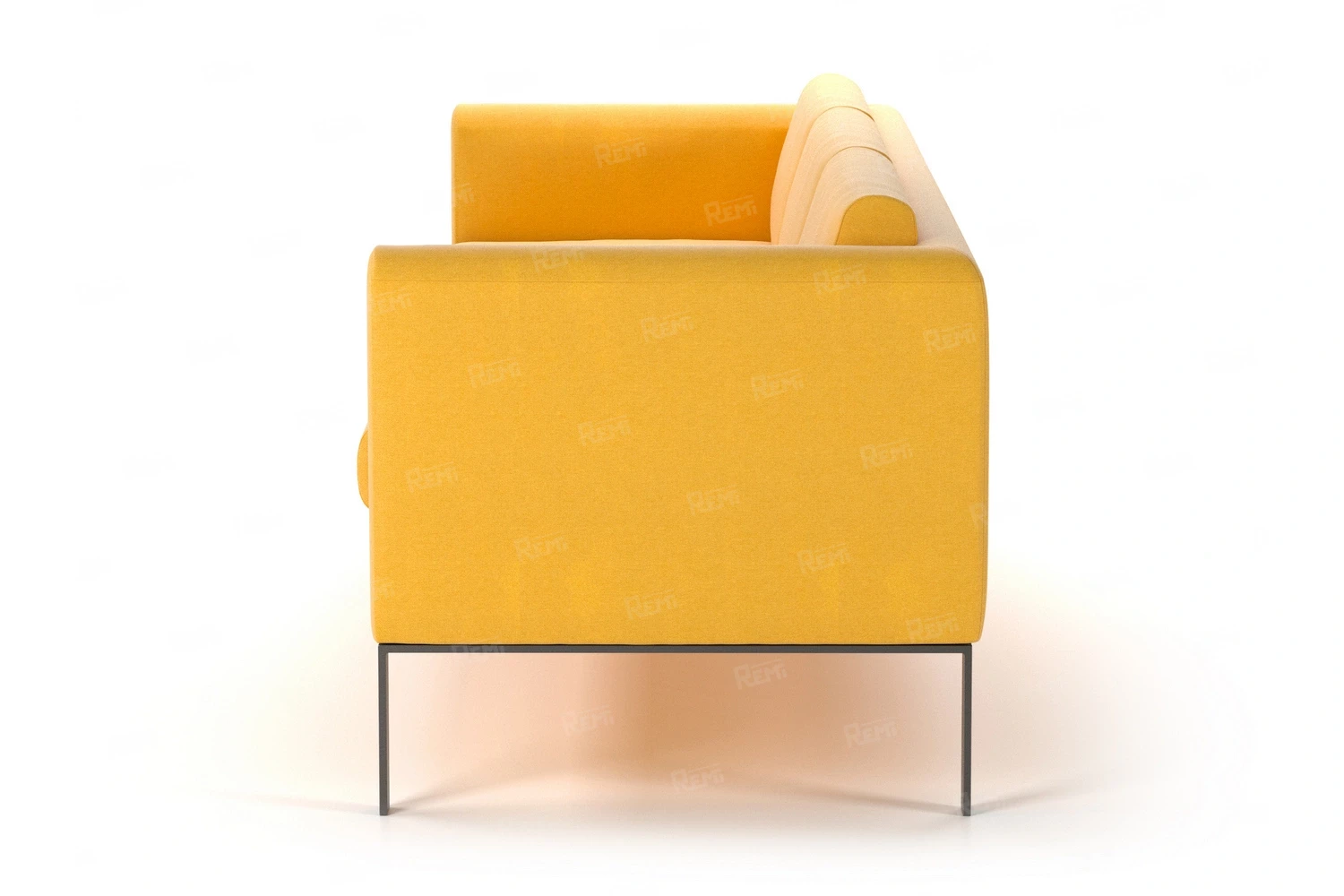 Диван МОДЕРН на 3 места цвет Желтый