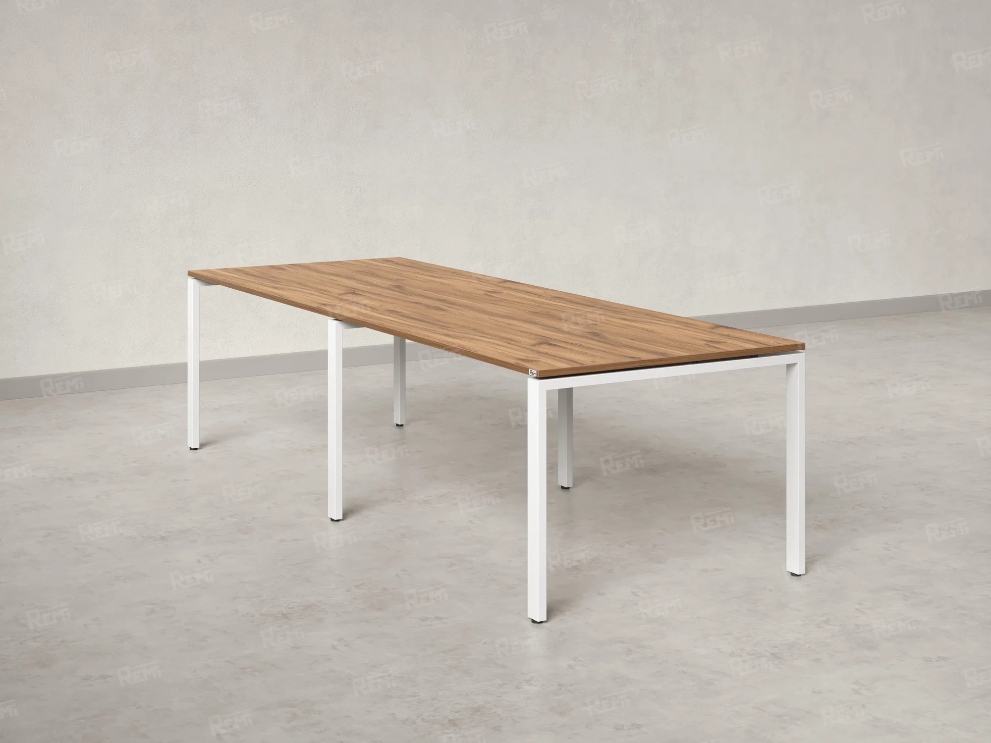 Cтол для переговоров, на П-образном каркасе 2500x1650x750 RM080-250x165 Юстус/Белый