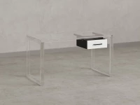 Тумба подвесная, один ящик 400x452x150 RM200-16х7 Белый/Черный