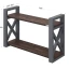 Полка настенная 900x200x500 RM196-90x20 Дуб Апрельский шоколад/Серый