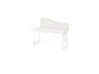 BRL RB078-80х50 Перегородка эргономичная, струбцины в комплекте 800х18х500 Белый