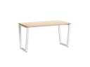 Стол прямой на U-образных опорах 1000x700x750 RM003-10x7 Вяз Швейцарский светлый/Белый
