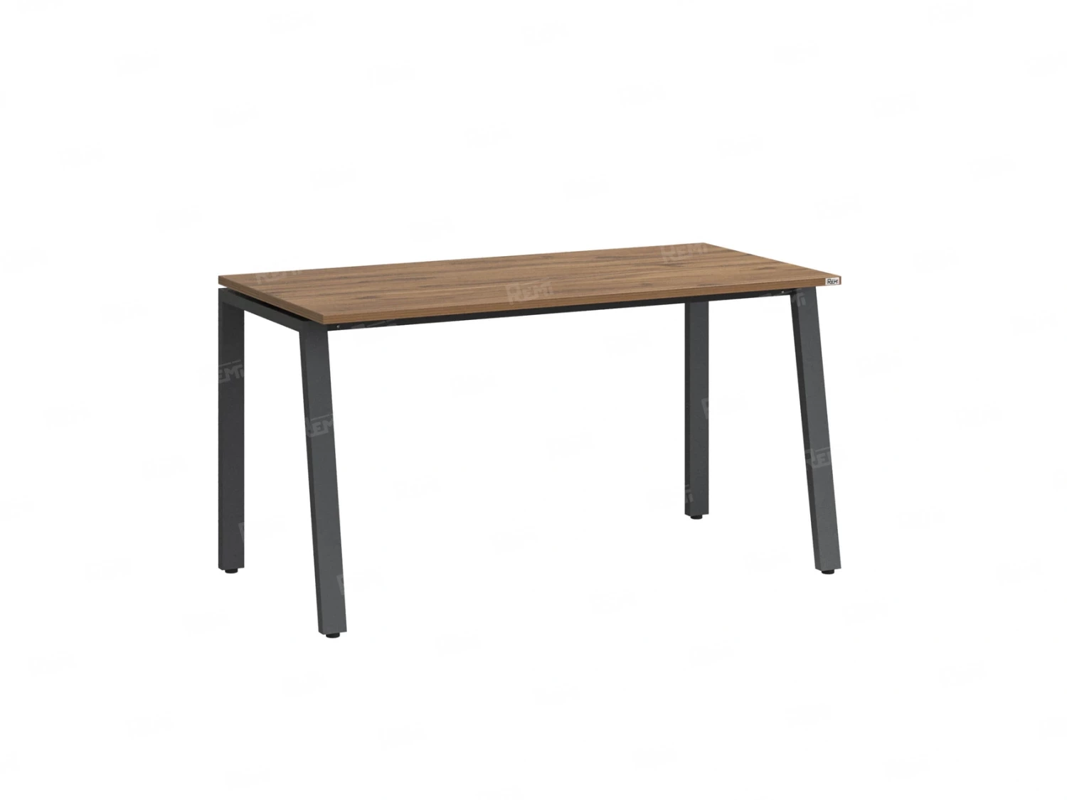 Стол прямой на Л-образных опорах 1400x600x750 RM004-14x6 Дуб Юстус/Серый