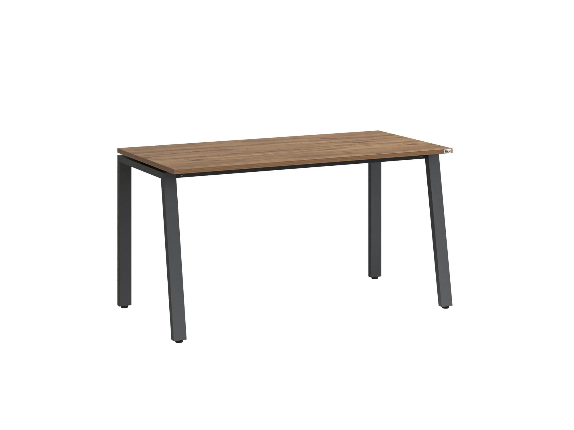 Стол прямой на Л-образных опорах 1400x600x750 RM004-14x6 Дуб Юстус/Серый