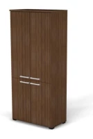 Шкаф RS072 закрытый з/с xдф 79x44x177 см Дуб Катания, Серия Смарт | Smart