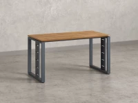 Стол прямой на О-образных опорах 1400x800x750 RM040-14x8 Юстус/Серый