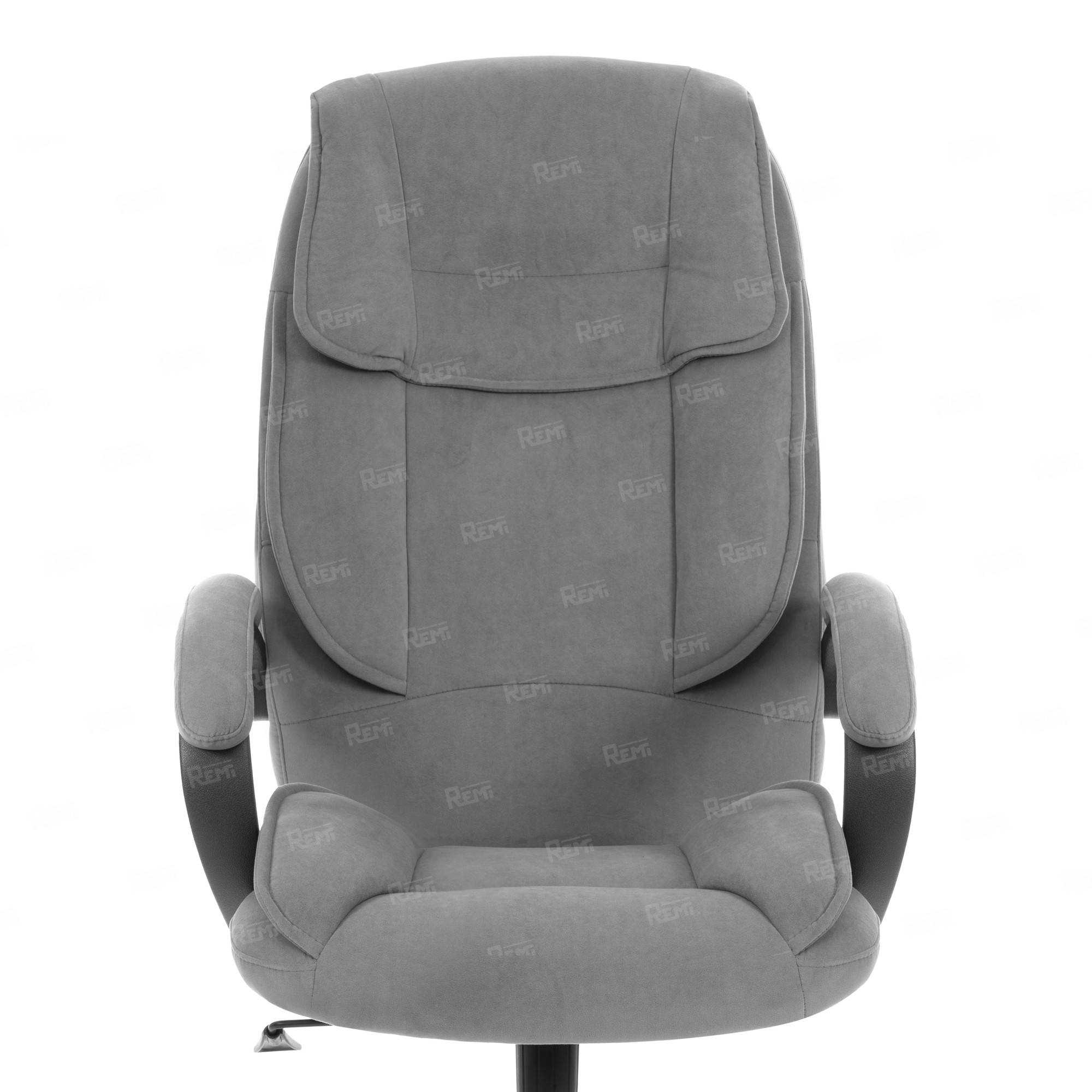 Кресло OREON metalBL Серый/Серый, Велюр (арт. 25043)