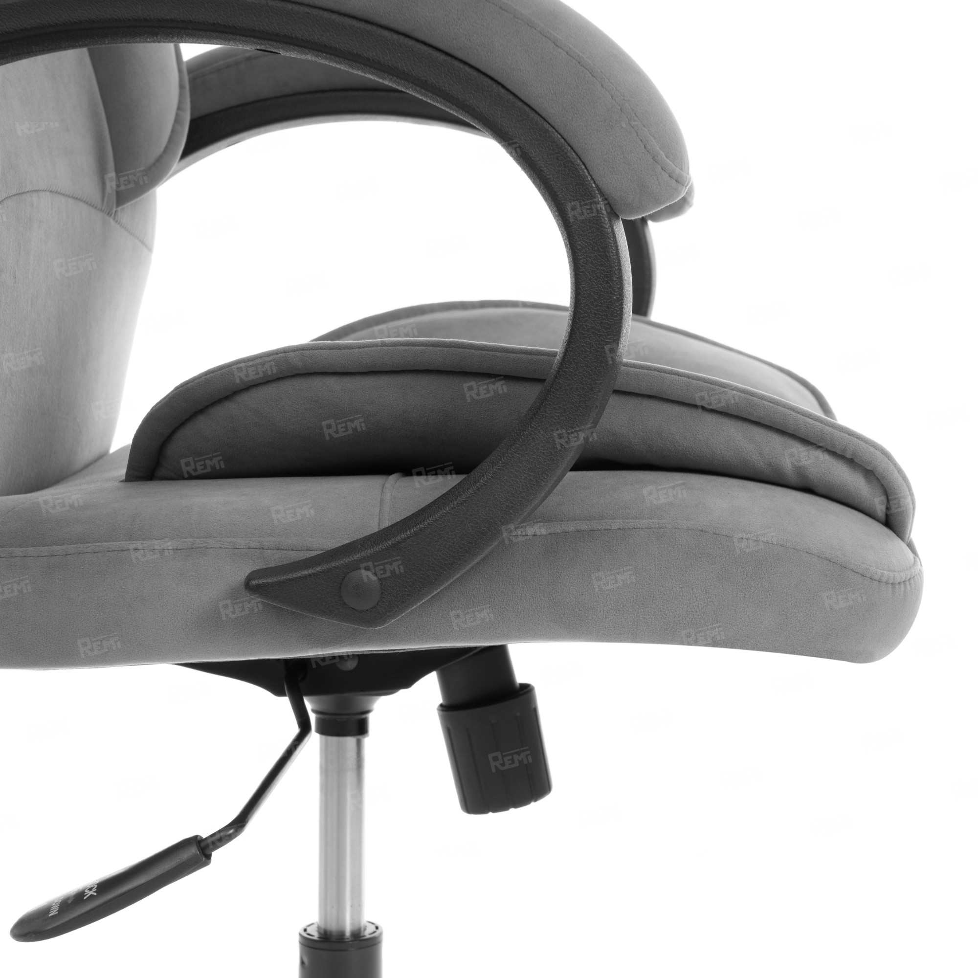 Кресло OREON metalBL Серый/Серый, Велюр (арт. 25043)