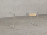 Тумба подвесная, один ящик 400x452x150 RM200-16х7 Вяз Швейцарский Светлый/Белый