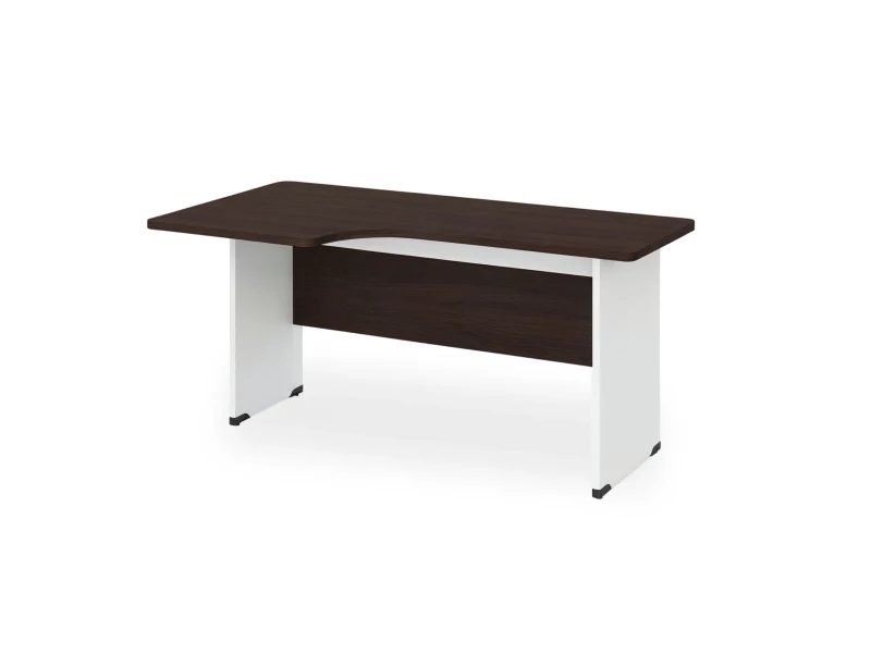 BRL RB085-160х95L Угловое рабочее место левое 1600х950х740 Венге/Белый