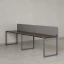 Бенч-система в 1 ряд, 2 рабочих места 2 тканевых экранов 3200x700x750 RM168-3-32x7 Дуб Апрельский шоколад/Серый