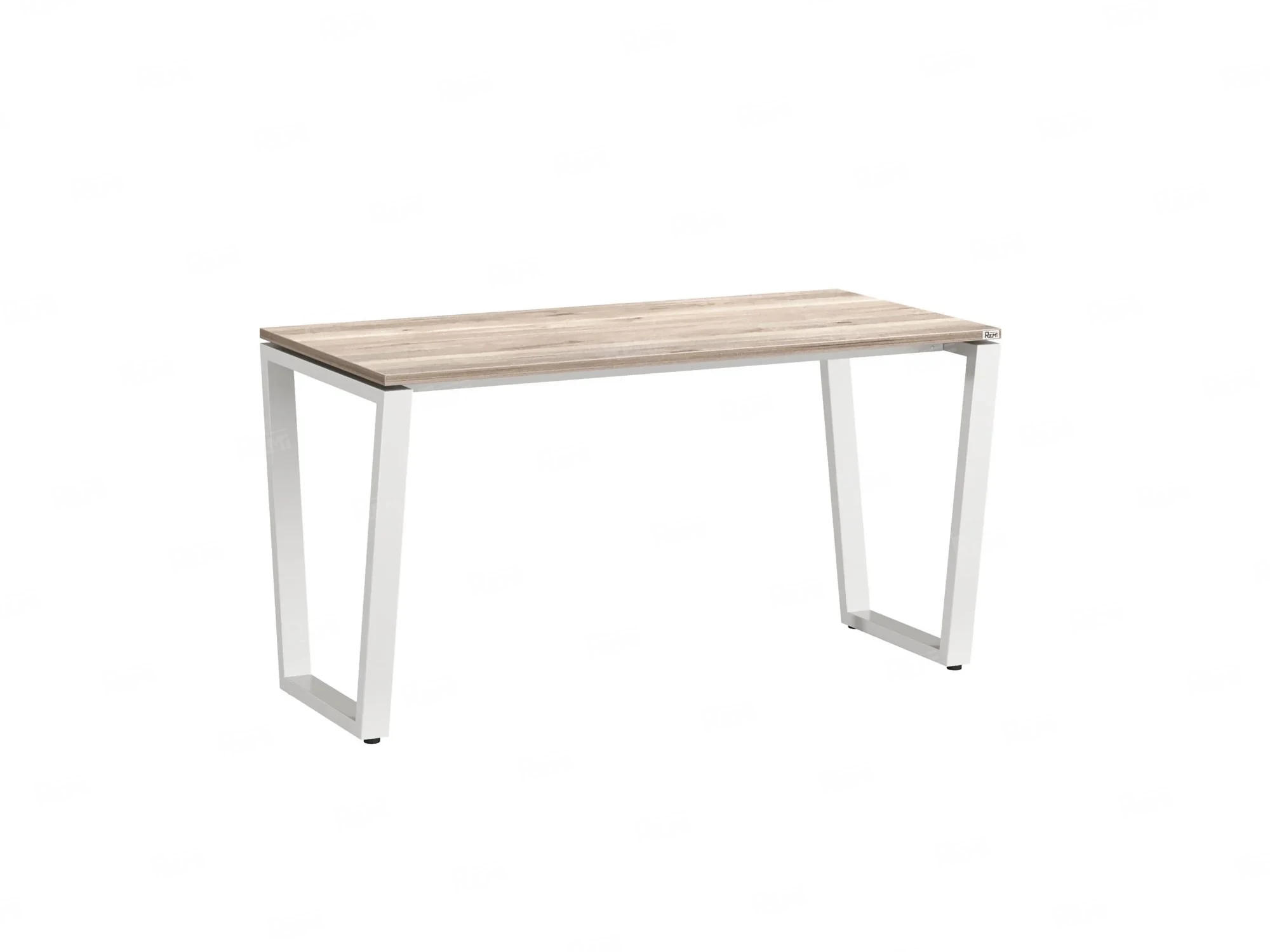 Стол прямой на U-образных опорах 1800x800x750 RM003-18x8 Дуб Маувелла/Белый