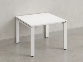 Журнальный стол с полкой 1100x600x550 RM183-11x6 Белый/Белый