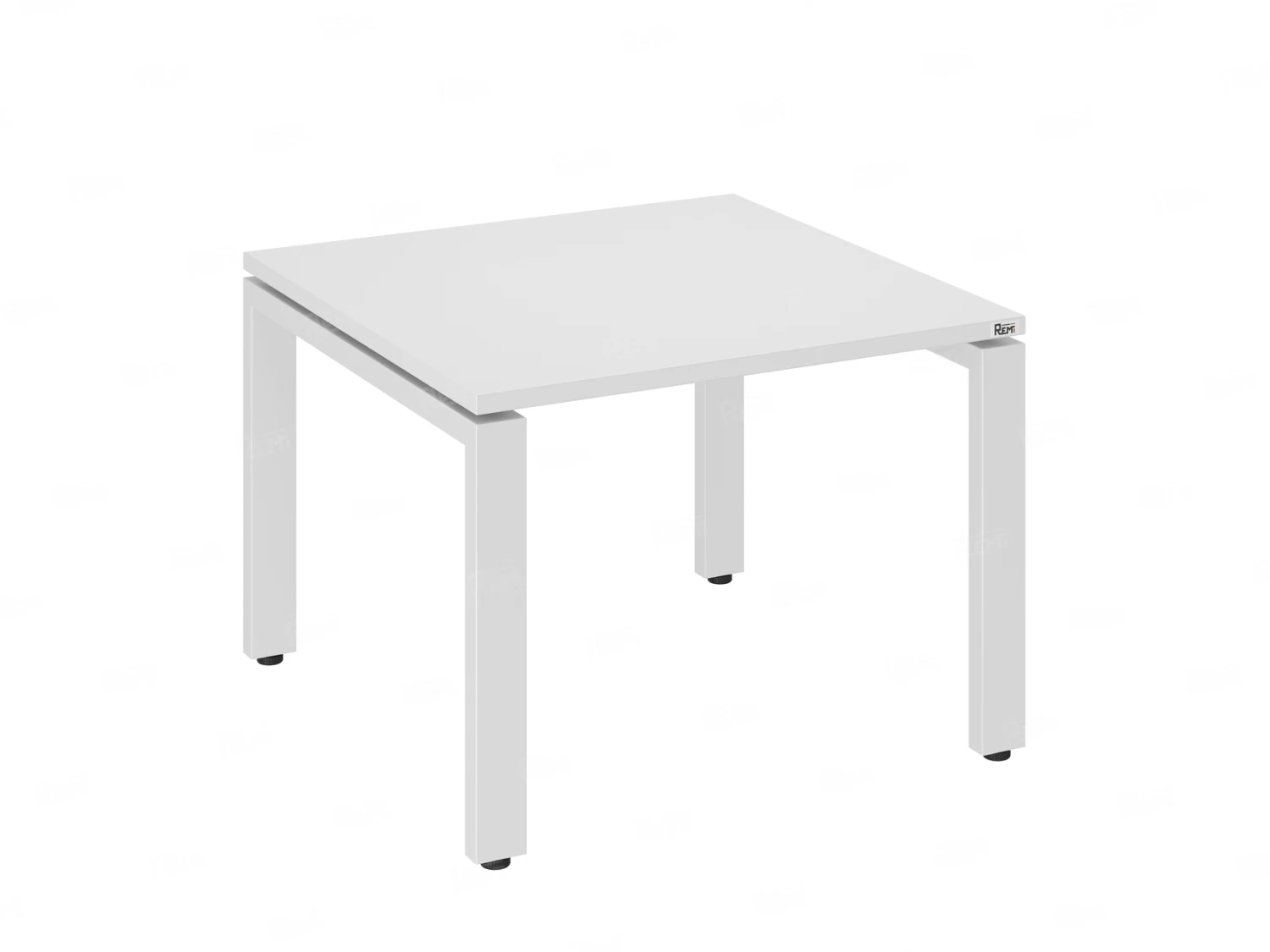 Журнальный стол с полкой 1100x600x550 RM183-11x6 Белый/Белый
