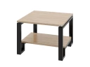 Журнальный стол с полкой 1200x800x550 RM181-12x8 Вяз Швейцарский светлый/Черный