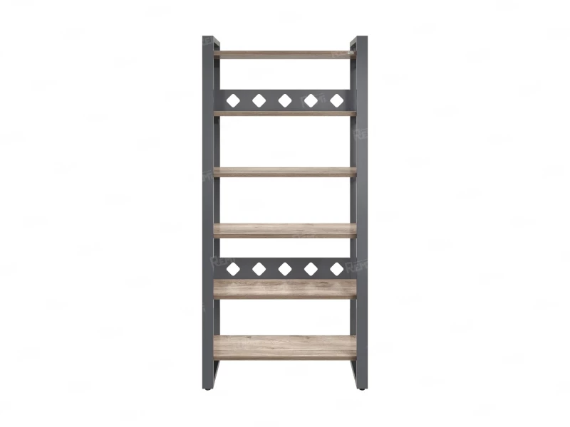 Стеллаж, 6 уровней 900x370x1920 RM132-90x37 Дуб Маувелла/Серый