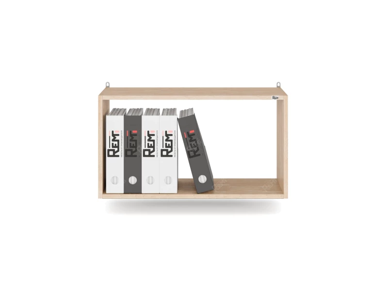 Настенная полка RLG064 73x28x41,2 Дуб Сонома, Серия ЛАЙТ | LIGHT