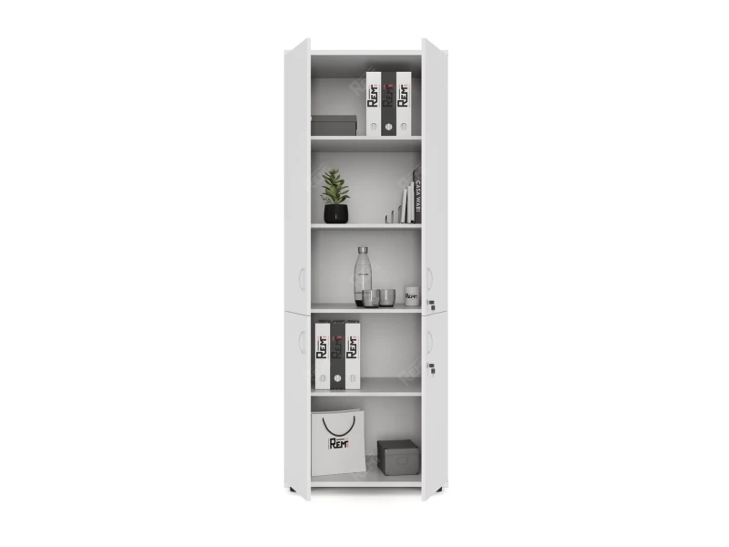 Шкаф RLG040 4 двери 700х550х1830 Белый, Серия ЛАЙТ | LIGHT