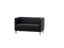 Диван Атланта на 3 места цвет Черный