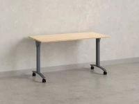 Стол складной, мобильный 1000x600x750 RM011-10x6 Вяз Швейцарский светлый/Серый