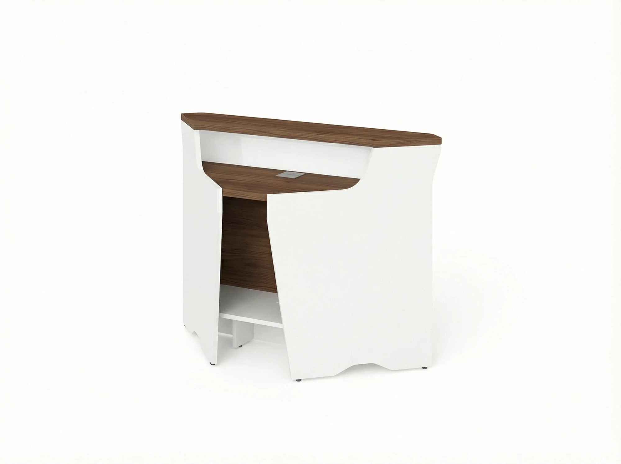 BRL RB079-92х92 Модуль угловой, низкий 920х920х960 Орех Вармия/Белый