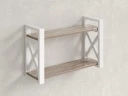 Полка настенная 900x200x500 RM196-90x20 Дуб Маувелла/Белый