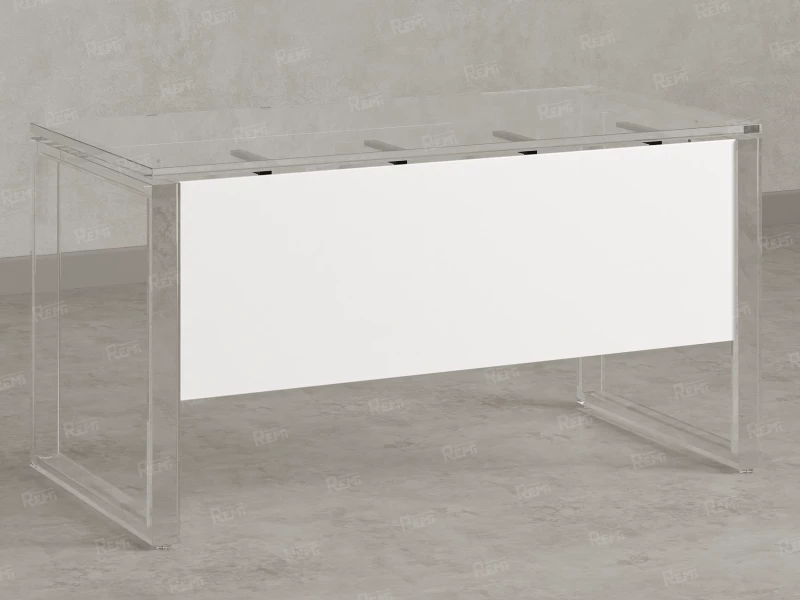 Нижний подвесной ЛДСП экран 2000x16x430 RM202-200x43 Белый