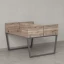 Бенч-система, 2 рабочих места, 5 ЛДСП экранов 1000x1400x750 RM172-4-10x14 Дуб Маувелла/Серый