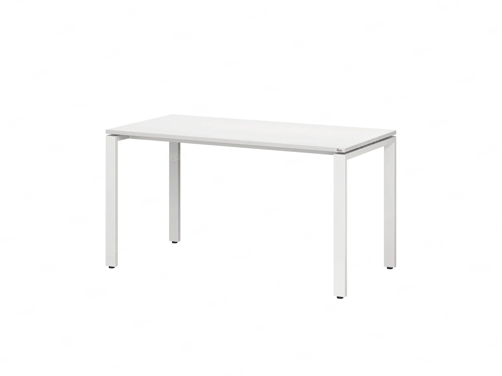 Стол прямой на П-образных опорах 1200x800x750 RM001-12x8 Белый/Белый