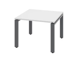 Журнальный стол с полкой 1100x600x550 RM183-11x6 Белый/Серый