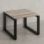 Журнальный стол с полкой 700x600x550 RM182-7x6 Дуб Маувелла/Черный