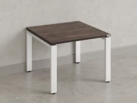 Журнальный стол с полкой 700x800x550 RM183-7x8 Дуб Апрельский шоколад/Белый