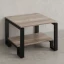 Журнальный стол с полкой 900x700x550 RM181-9x7 Дуб Маувелла/Черный