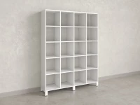 Стеллаж, 20 ячеек 1500х370х1980 RM144-150x37 Белый/Белый
