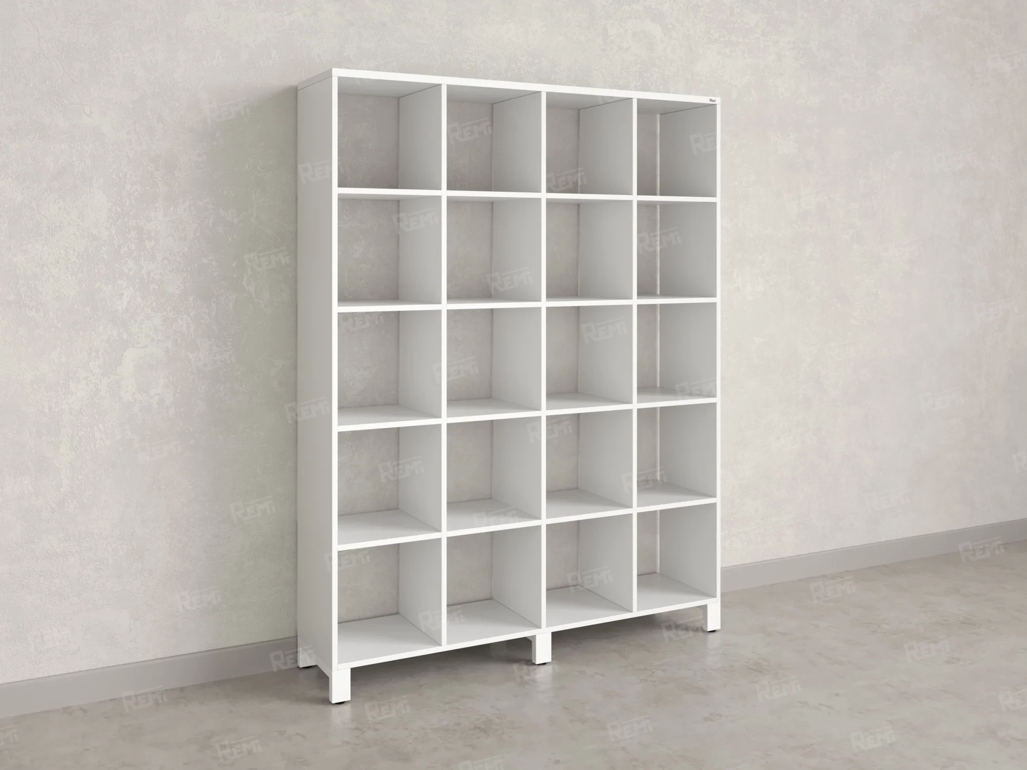 Стеллаж, 20 ячеек 1500х370х1980 RM144-150x37 Белый/Белый