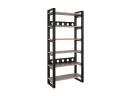 Стеллаж, 6 уровней 900x370x1920 RM132-90x37 Дуб Маувелла/Черный
