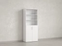 Шкаф комбинированный, регулируемые опоры, 6 уровней 900x420x2100 RM155-90x41 Белый/Белый