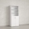 Шкаф комбинированный, регулируемые опоры, 6 уровней 900x420x2100 RM155-90x41 Белый/Белый