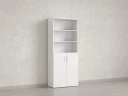 Шкаф комбинированный, регулируемые опоры, 6 уровней 900x420x2100 RM155-90x41 Белый/Белый