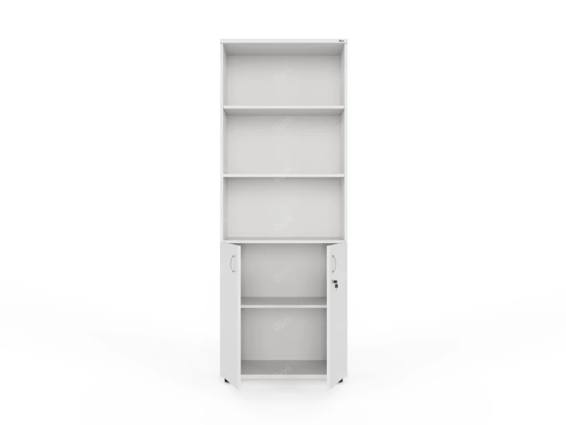 Шкаф комбинированный RLG037 700х350х1830 Белый, Серия ЛАЙТ | LIGHT