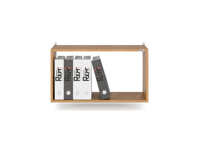 Настенная полка RLG064 73x28x41,2 Бук, Серия ЛАЙТ | LIGHT