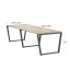 Cтол для переговоров, на V-обазном каркасе 2200x1450x750 RM082-220x145 Дуб Маувелла/Серый