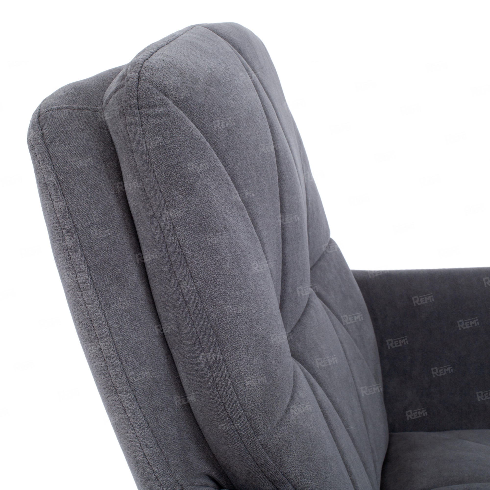 Кресло GARDA Серый/Серый, Флок (арт. 15294)