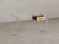 Тумба подвесная, один ящик 400x452x150 RM200-16х7 Вяз Швейцарский Светлый/Черный