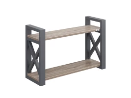 Полка настенная 900x200x500 RM196-90x20 Дуб Маувелла/Серый