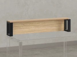 Надстройка для стола 1800x200x300 RM208-180x40 Вяз Швейцарский Светлый/Черный