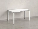 Стол угловой, П-опора, левый 1400x700/900x750, RM053-14x7-9 Белый/Белый