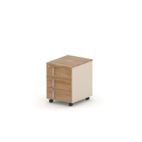Тумба 3 ящика RAC019а, левая   40,8x50x55,7см Акация Шеффилд/Кашемир, Серия Аккорд / Accord. Серия Аккорд / Accord. Серия Аккорд / Accord