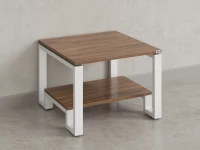 Журнальный стол с полкой 900x700x550 RM181-9x7 Дуб Юстус/Белый