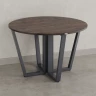 Круглый стол на U-образных опорах 1300x1300x750 RM188-13x13 Дуб Апрельский шоколад/Серый